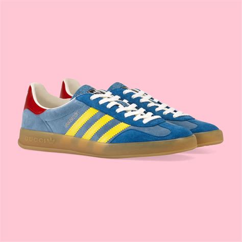 gucci adidas shoes men|gucci adidas gazelle shoes.